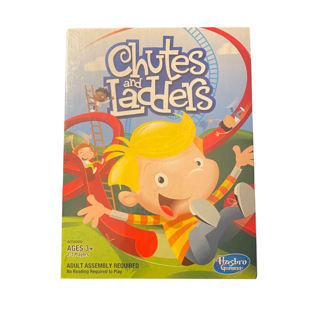 Chutes & Ladders Board Game Hasbro New FACTORY SEALED 2013 Family Fun